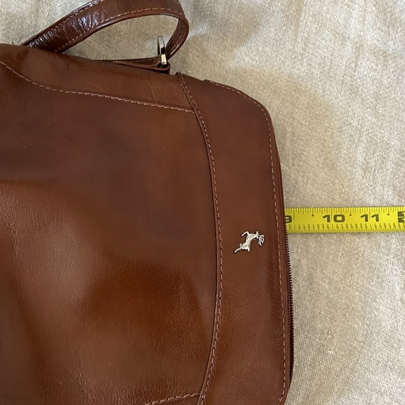 Brown leather crossbody/shoulder bag - Picture 4 of 6
